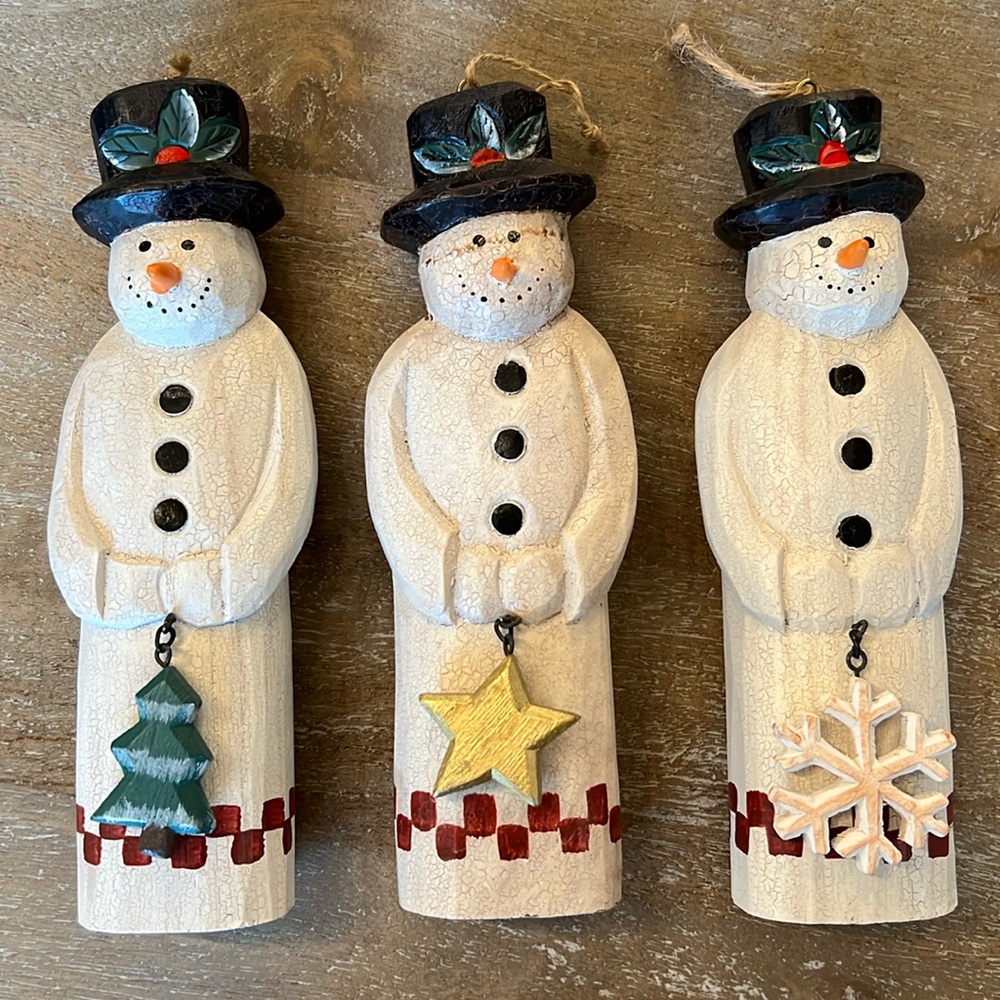 Dillards Trimsetter Whimsical Snowmen Ornaments